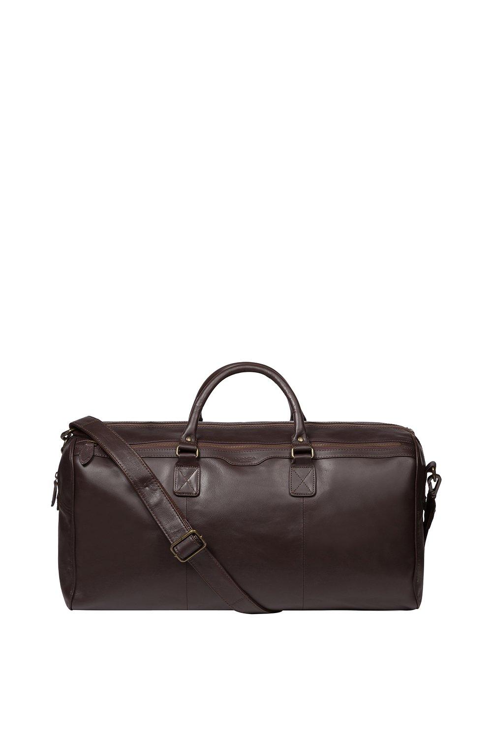 debenhams mens leather holdall